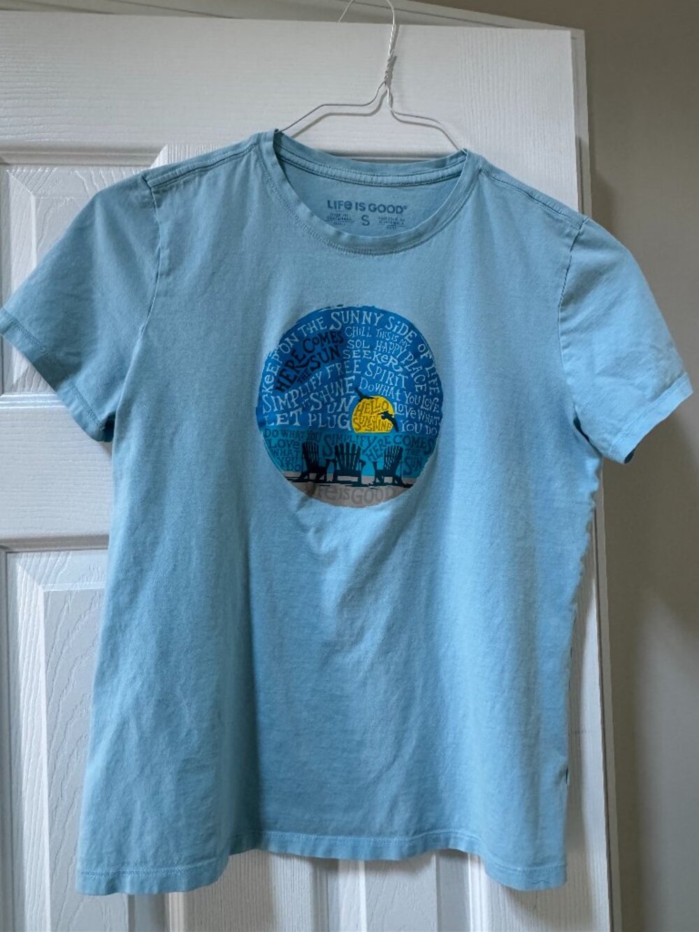 Life is Good women's t-shirt
